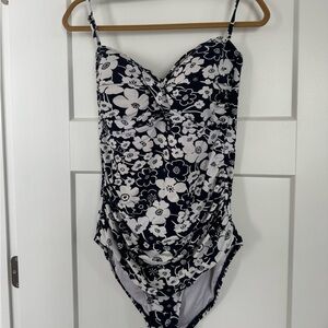 Anne Cole Floral One Piece Swimsuit